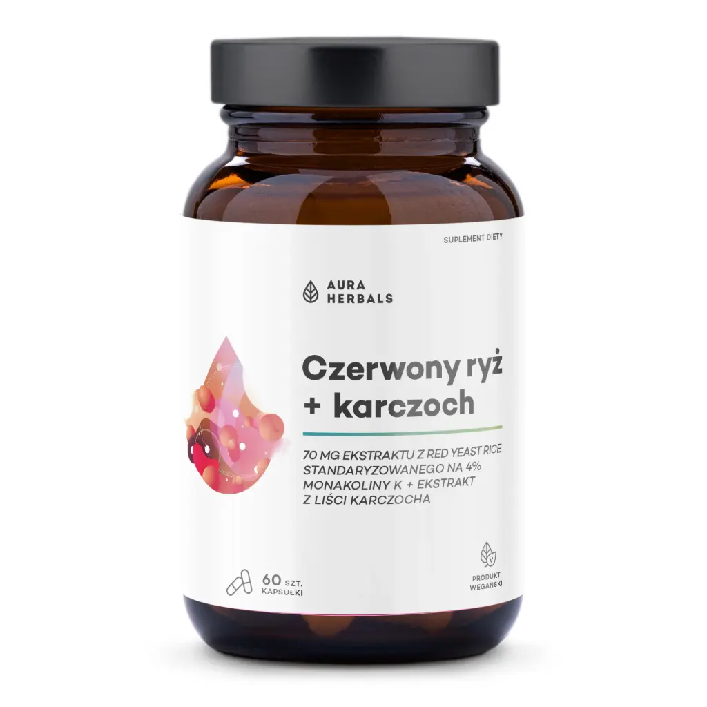 Aura Herbals Czerwony Ryż + Karczoch x 60 kaps.