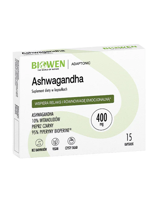 Biowen Ashwagandha Blistry 15 kaps.