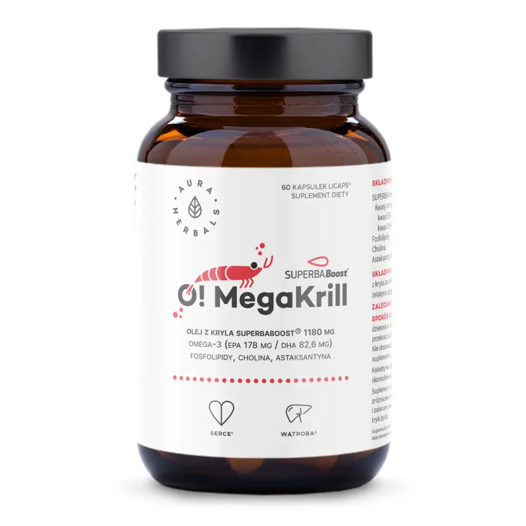 Aura Herbals O! MegaKrill x 60 kaps.