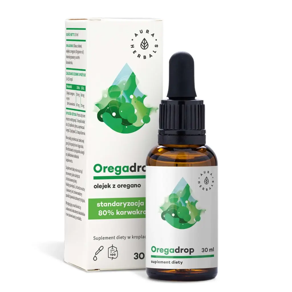Aura Herbals Oregadrop Olejek z Oregano (krople) x 30ml