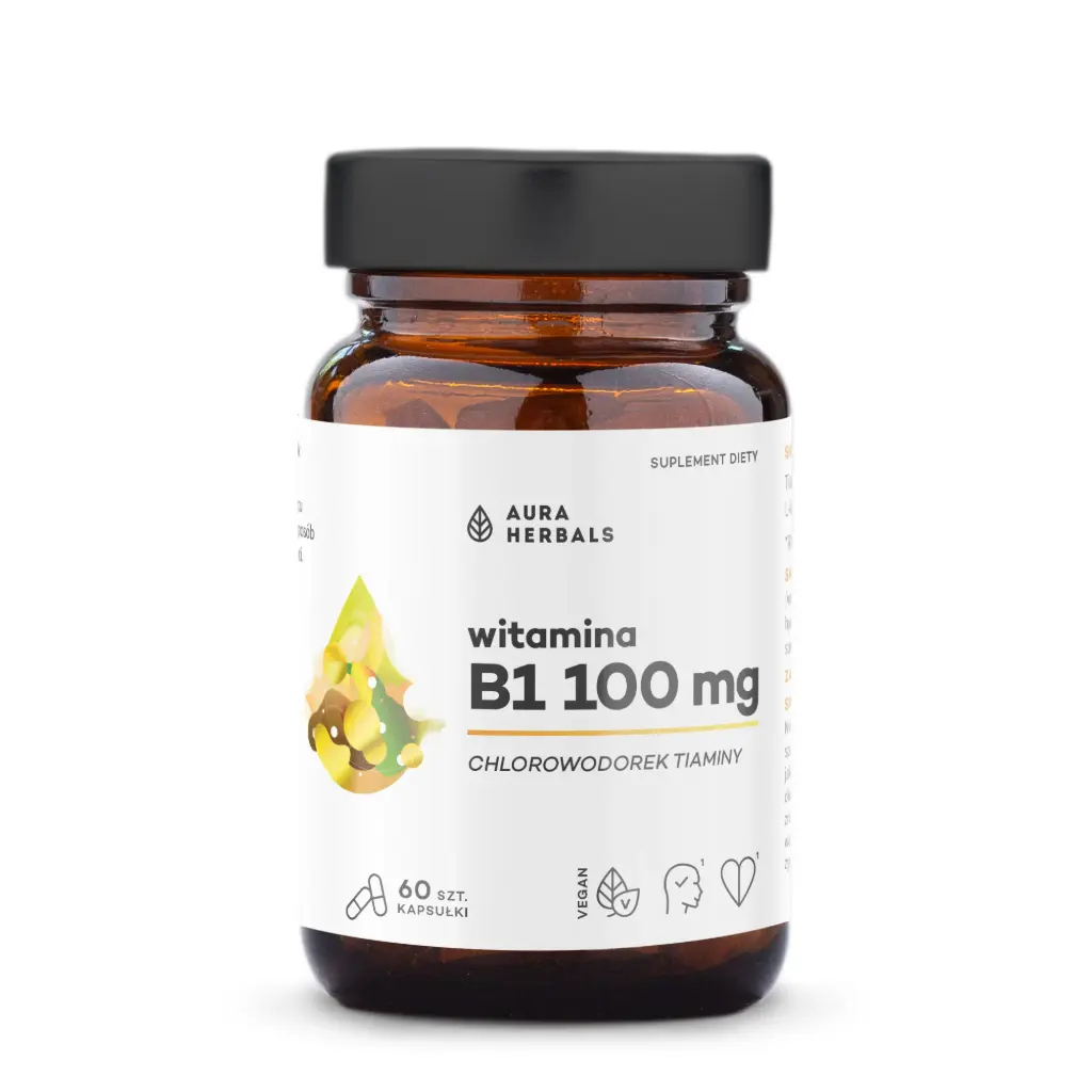 Aura Herbals Witamina B1 100mg x 60 kaps.