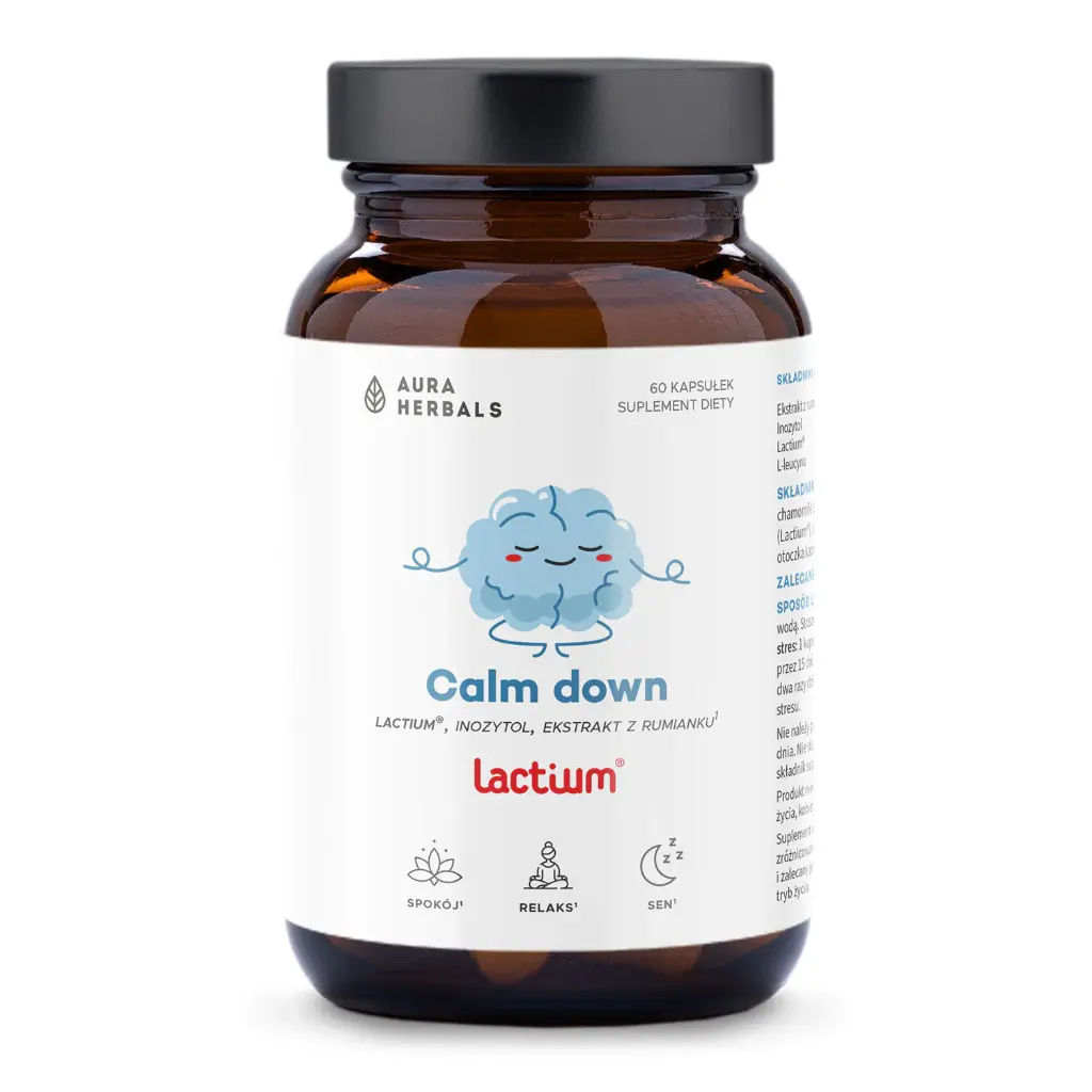 Aura Herbals Calm Down Lactium x 60 kaps.
