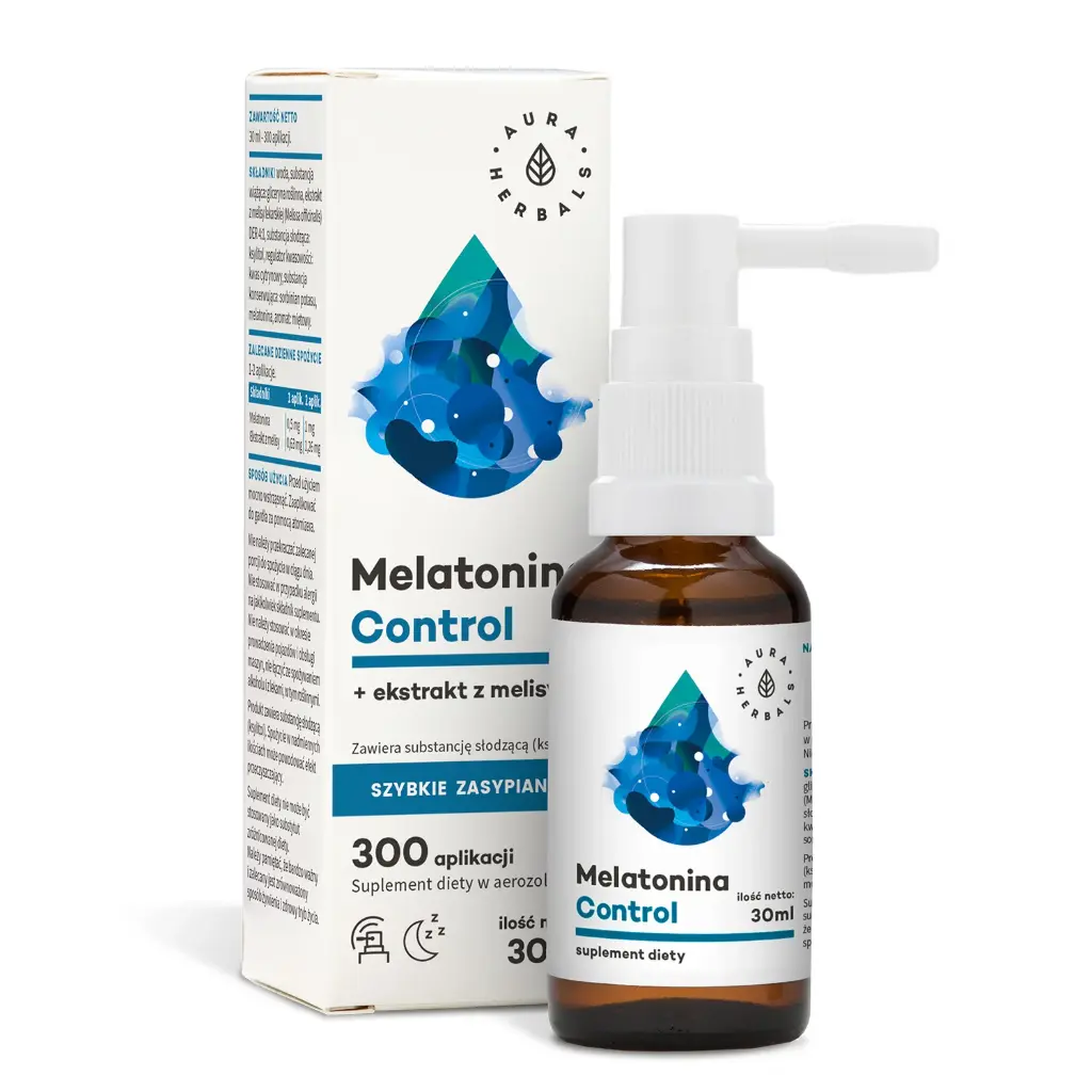 Aura Herbals Melatonina Control + Melisa (aerozol) x 30ml