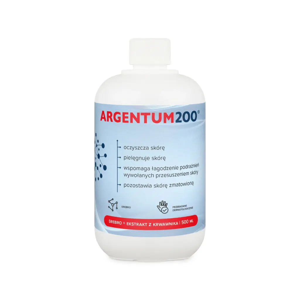 Aura Herbals Argentum200 Srebro Koloidalne (tonik) x 500ml