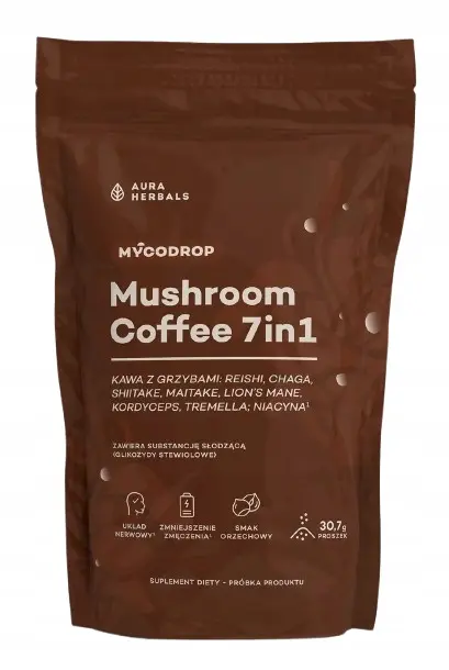 Aura Herbals Mycodrop Mushroom Coffee 7in1 x 30,7g