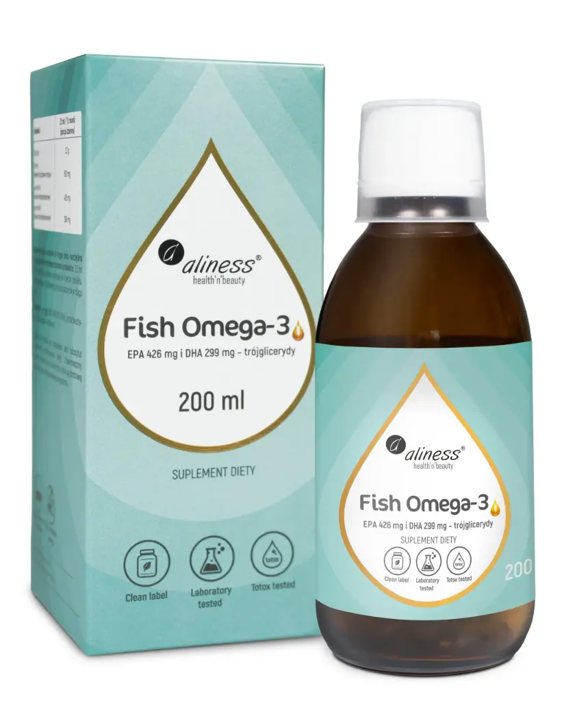 Aliness Fish Omega 3 Trójglicerydy 18/12 x 200ml 