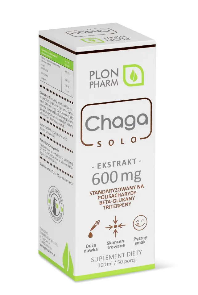 Plon Pharm Chaga Solo Ekstrakt 600mg x 100ml