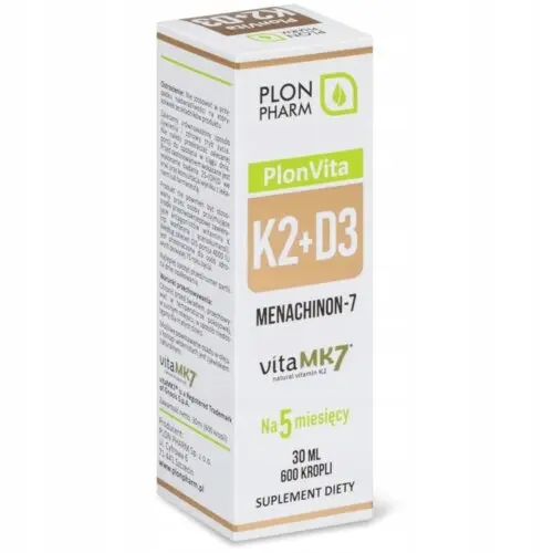 Plon Pharm Witaminy K2 100 + D3 4000 x 30ml