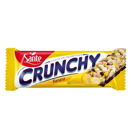 Sante Baton Crunchy Bananowy w Czekoladzie 40g
