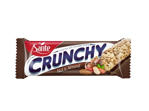 Sante Baton Crunchy Orzech-Migdał w Czekoladzie 40g