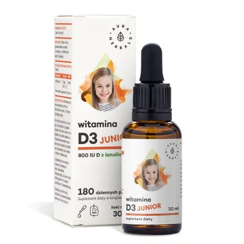 Aura Herbals Witamina D3 Junior 800IU x 30ml