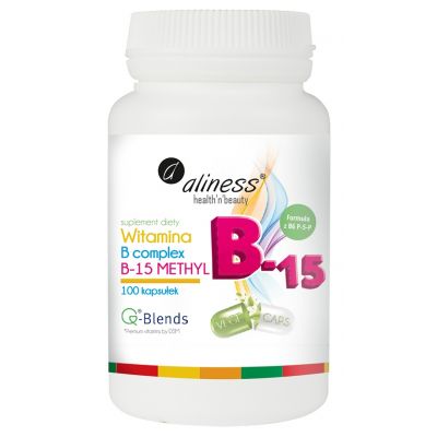 [5902596935801] Witamina B complex B-15 METHYL x 100 VEGE kaps.