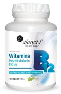 [5903242581212] Aliness Witamina B12 Methylcobalamin 950µg x 100 kaps.