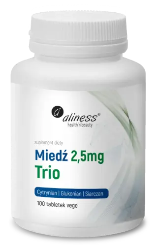 [5903242580598] Aliness Miedź Trio 2,5mg x 100 vege tabletek