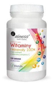 [5902596935337] Witaminy i Minerały 100% + Żeńszeń + Naturalna Witamina C x 120 tabletek