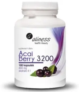 [5902596935245] Acai Berry 3200 4:1 800mg x 100 kaps.