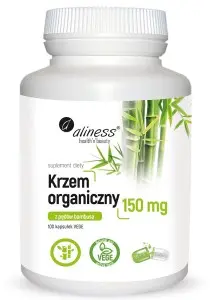 [5903242580284] Krzem Organiczny z Pędów Bambusa 150mg x 100 vege kaps.