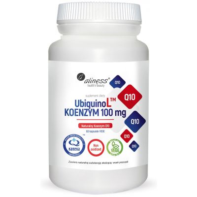 [5903242580154] UbiquinoL™ KANEKA Naturalny KOENZYM 100mg x 60 Vege caps.