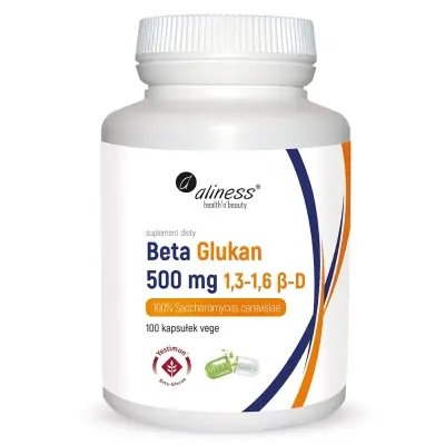 [5903242580604] Beta Glukan Yestimun® 1,3-1,6 β-D  500 mg x 100 Vege caps.