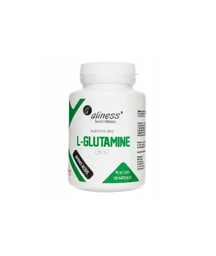 [5903242580789] L-Glutamine 500 mg x 100 Vege caps.