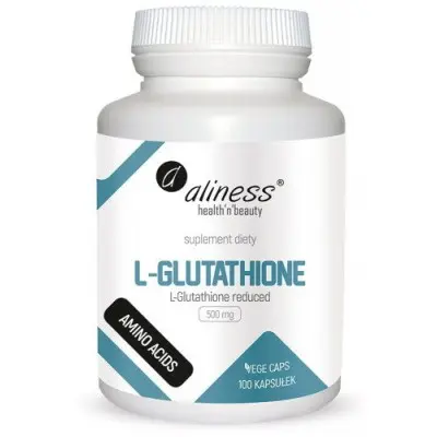 [5903242580796] L-Glutathione reduced 500 mg x 100 Vege caps.