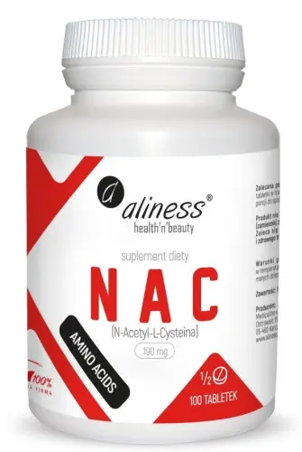 [5903242583667] NAC N-Acetyl-L-Cysteine 190 mg (1/2 tab) x 100 tab