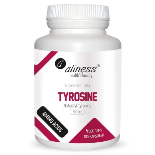[5903242580833] Aliness Tyrosine 500mg x 100 kaps.