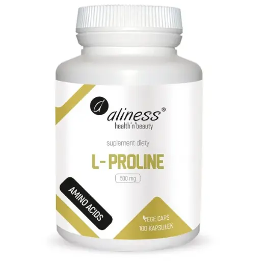 [5903242581038] L-Proline 500 mg x 100 Vege caps.
