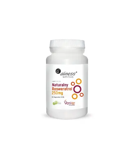 [5903242581205] Naturalny Resweratrol Veri-Te 250mg x 60 Vege caps.