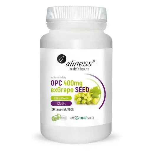[5903242581298] OPC exGrape SEED 400mg x 100 vege kaps.