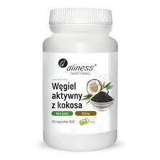 [5903242581434] Węgiel aktywny z kokosa Food Grade 300 mg x 100 Vege caps.