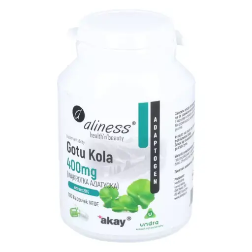 [5903242581267] Gotu Kola (Centella asiatica, wąkrotka azjatycka) 400 mg x 100 Vege caps