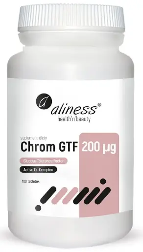 [5903242581830] Chrom GTF Active Cr-Complex 200 µg x 100 tabletek vege