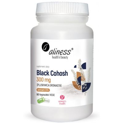 [5903242582196] Black Cohosh (Pluskwica Groniasta) 300mg x 90 vege kaps.