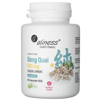 [5903242582172] Dong Quai (DZIĘGIEL CHIŃSKI) ekstrakt 1,5% 500 mg x 100 Vege caps.