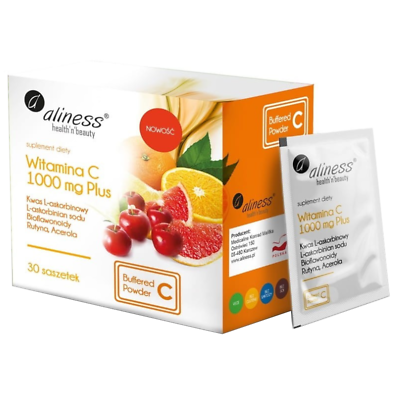 [5903242583537] Witamina C 1000 mg PLUS bioflaw, rutyna, acer. x 30 saszetek