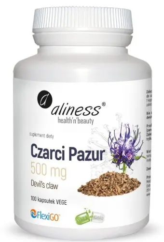 [5903242583698] Czarci Pazur (Devil’s claw) 500 mg x 100 VEGE caps.
