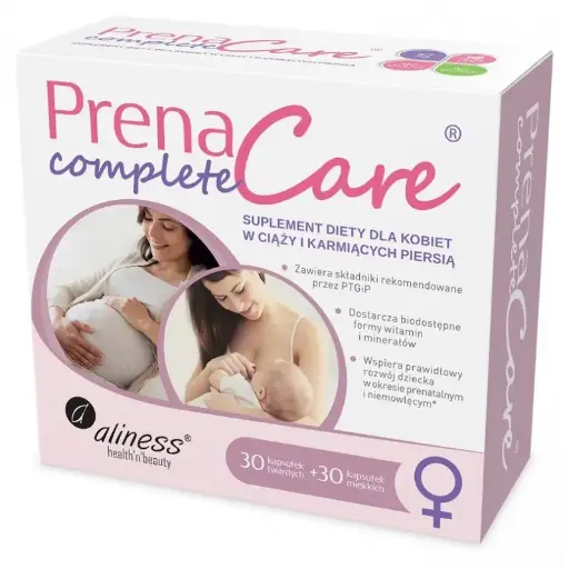 [5903242582080] PrenaCare® Complete dla kobiet w ciąży i karmiących x 30 kapsułek vege + 30 kapsułek miękkich