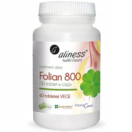 [5903242583186] Folian dla kobiet w ciąży 800 µg x 60 tabletek vege