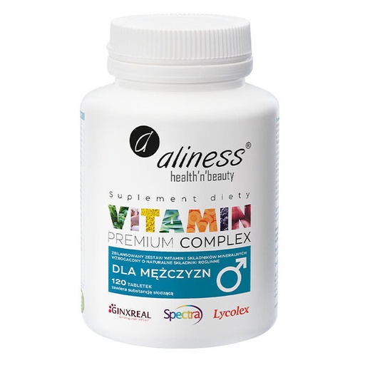 [5903242581953] Aliness Vitamin Premium Complex dla Mężczyzn x 120 kaps.