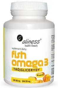 [5903242584091] Fish Omega 3 Trójglicerydy EPA 180mg DHA 120mg x 60 kaps.