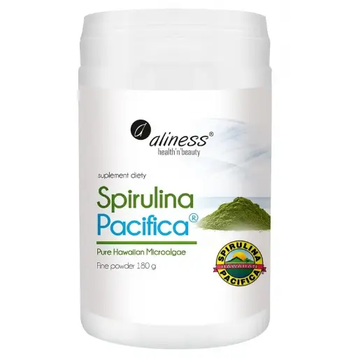 [5903242580017] Spirulina Hawajska Pacyfica® proszek 180g (z miarką)