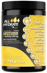 [5903242583995] ALLHydrate Izotonik Lemon + Kofeina 745g (50 porcji)