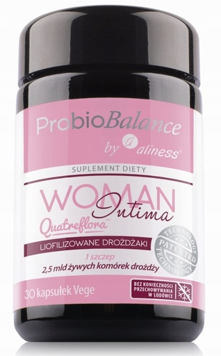 [5903242582059] ProbioBALANCE, Woman Intima Quatreflora 2,5 mld x 30 vege caps.