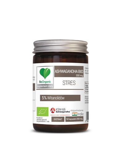 [5903242581557] Ashwagandha KSM-66® 5% BIO, 200mg x 50 kaps
