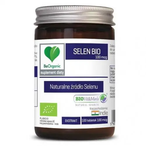 [5903242581809] BeOrganic Selen BIO 100μg x 100 tabletek