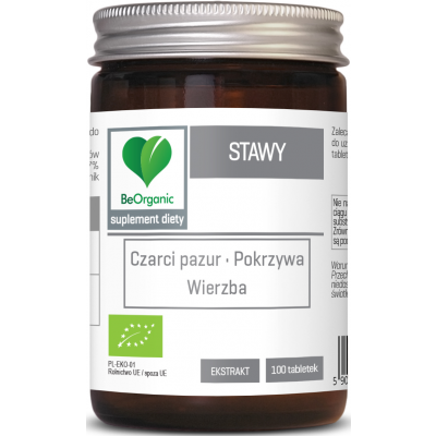 [5903242582783] BeOrganic Stawy BIO 400mg x 100 tabletek