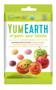 [810165010277] YumEarth Cukierki Kwaśne Fasolki EKO (Sour Beans) 50g