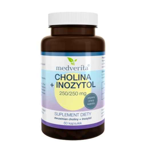 [5900718340083] Medverita Cholina + Inozytol 60 kapsułek