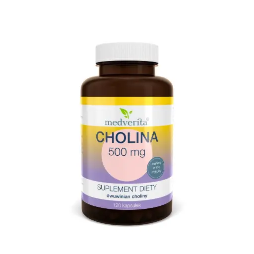 [5900718340076] Medverita Cholina 500 mg 60 kapsułek